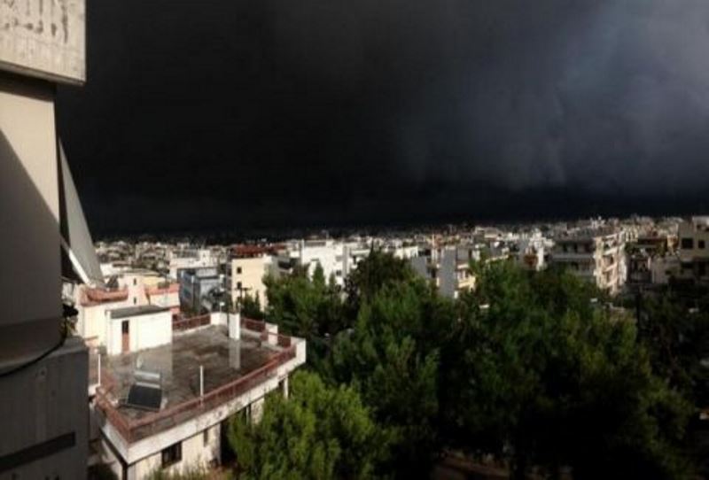 ανεμοστρόβιλος στο Μαρούσι