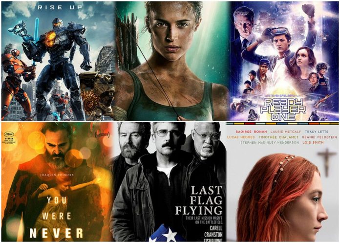 νέες κινηματογραφικές προβολές του Μαρτίου